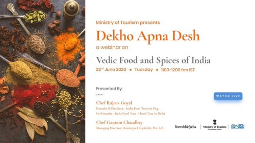webinar on 'vedic food and spices of india'