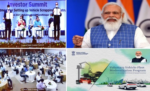 narendra modi addresses the investor summit in gujarat