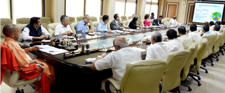 cm yogi adityanath meeting with adb representatives