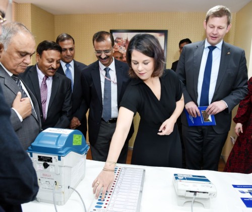 german delegation reviewed the security standards of evm-vvpat