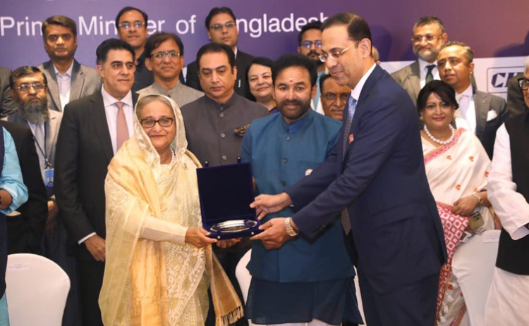g kishan reddy meets bangladesh prime minister sheikh hasina