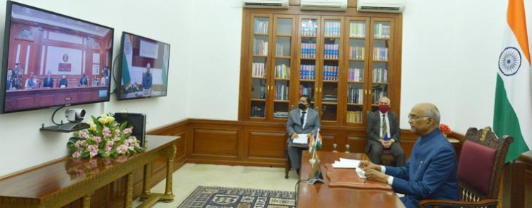 ambassadors from seven countries introduced the president