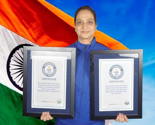 kiran uniyal created guinness world record