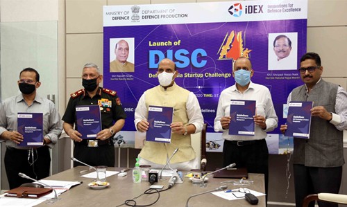 defense minister rajnath singh launches idex program