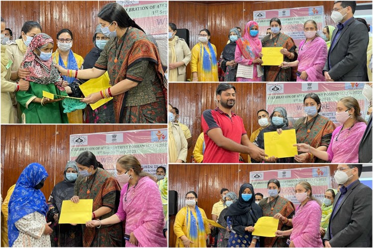 union minister smriti zubin irani visited budgam