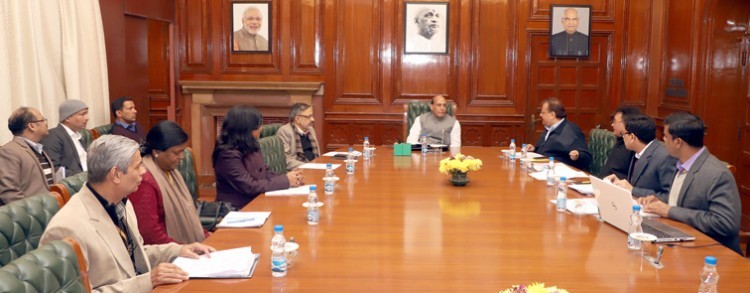 rajnath singh, discussion on the progress of the census of 2021