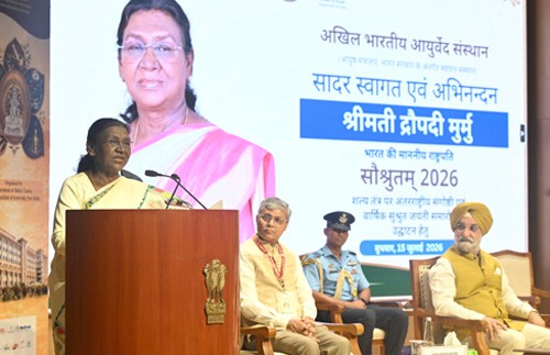 president inaugurates 'saushrutam' on sushruta jayanti