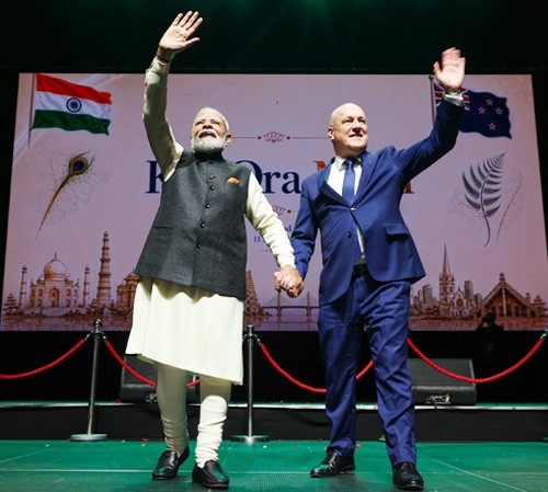 pm narendra modi and pm new zealand christopher luxon