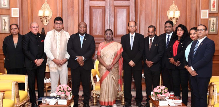 parliamentary representatives of suriname meet the president
