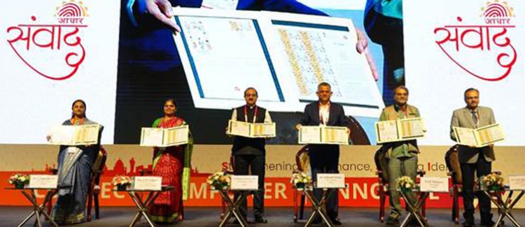 my stamp and special cover unveiled on aadhaar day