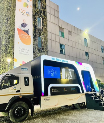 g20 digital india mobile van