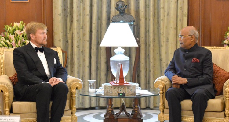 king willem-alexander meeting the president ram nath kovind