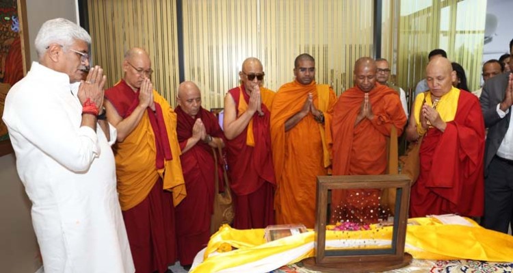sacred relics of lord buddha returned home!