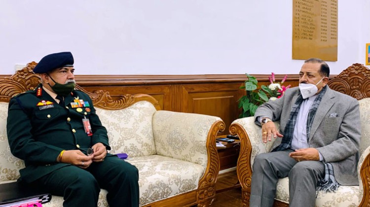 director general of bro lt. general rajeev chaudhry and dr. jitendra singh