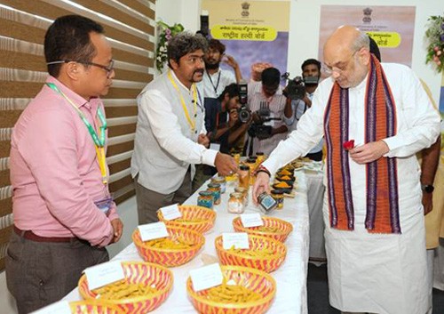 amit shah inaugurated the national turmeric board headquarters