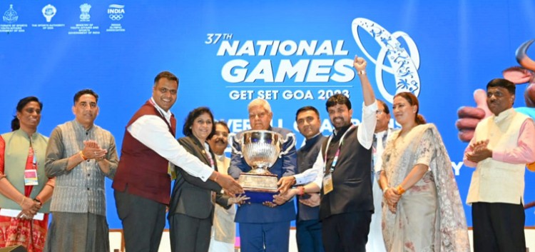 37th edition of national games concludes ceremoniously in goa