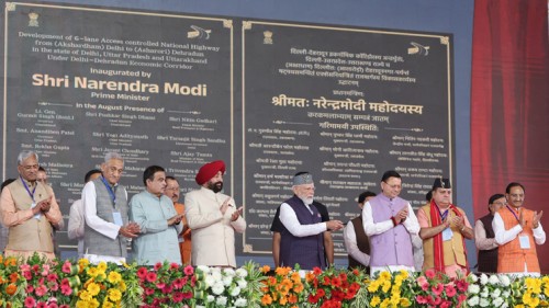 pm narendra modi inaugurated delhi-dehradun economic corridor