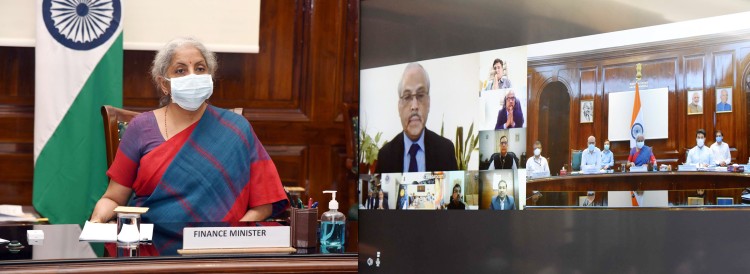 meeting in the finance ministry on the shortcomings of the new income tax portal
