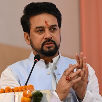 union information and broadcasting minister anurag thakur