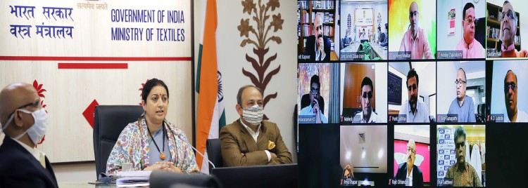 union minister of textiles smriti zubin irani