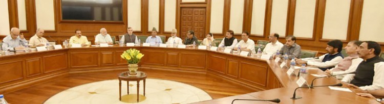 delegations of jammu and kashmir meet prime minister
