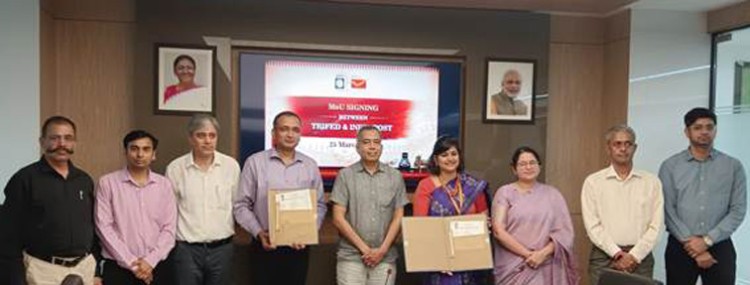 the department of posts and trifed have signed an agreement