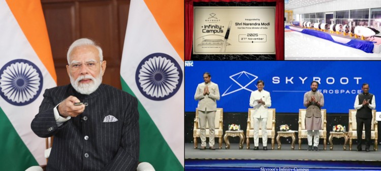 pm inauguration of the skyroot's infinity campus in hyderabad