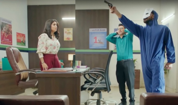 interesting story of robbery in daljit and rajiv's bank