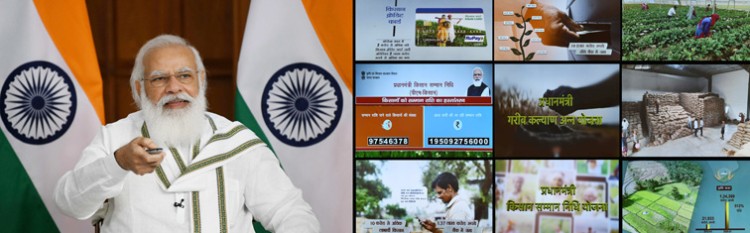 narendra modi releases the 9th instalment of financial benefit under pm kisan samman nidhi