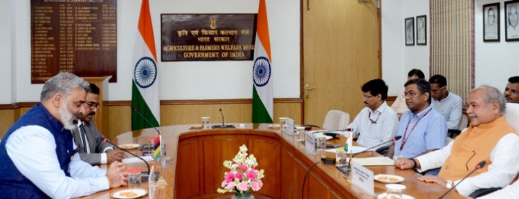 ministers of india and mauritius agreed on food security