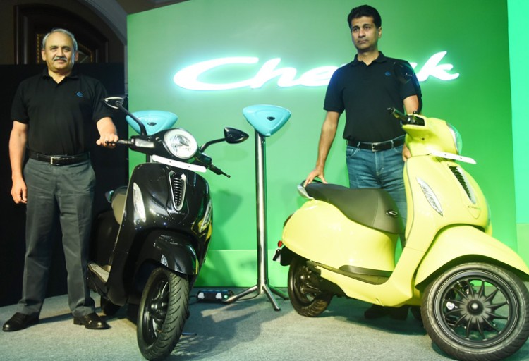 bajaj's electric chetak scooter launch