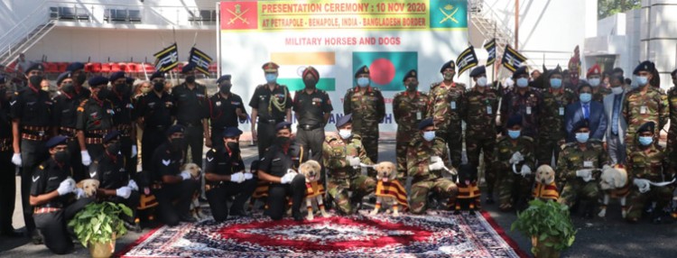 india gave horses and dogs to bangladesh