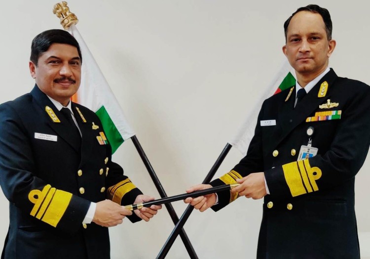 naval sandeep naithani took charge