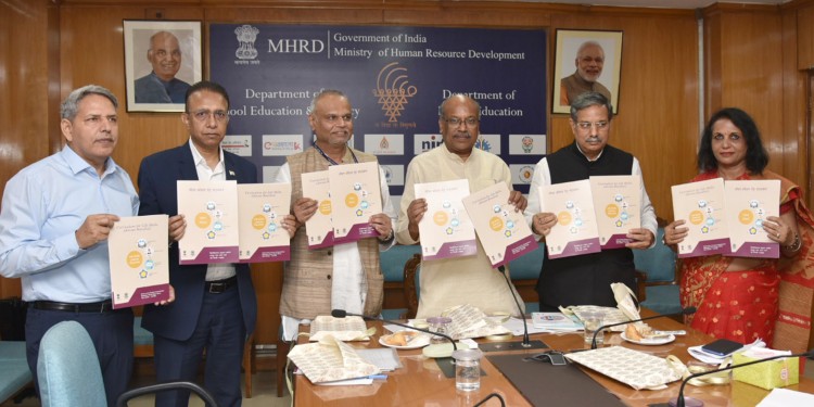sanjay dhotre launching the ugc's jeevan kaushal curriculum