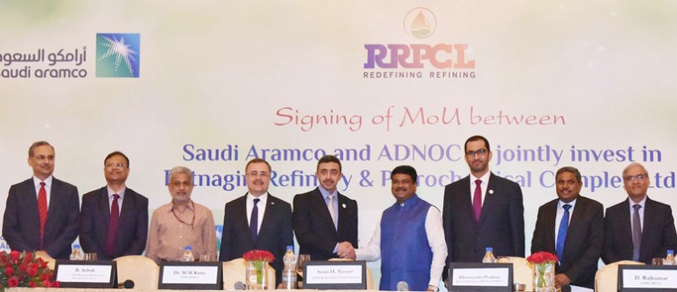 mou between saudi aramco & adnoc to invest in the proposed ratnagiri refinery