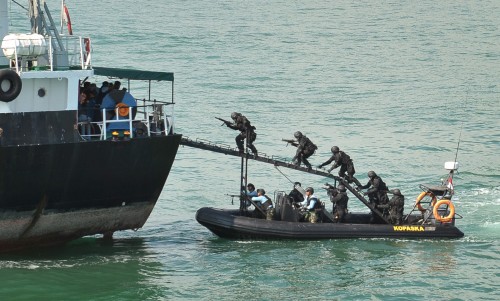 pirates run on overseas merchant vessel in gulf