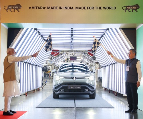 green mobility initiative inaugurated at hansalpur suzuki motor plant
