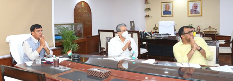 mansukh mandaviya addressed the 58th edition of national maritime day