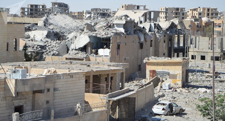 rakka city is changing in ruins