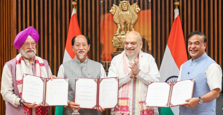 historic exploration agreement between the centre, assam, and nagaland.