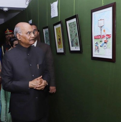 president saw children's divine art power
