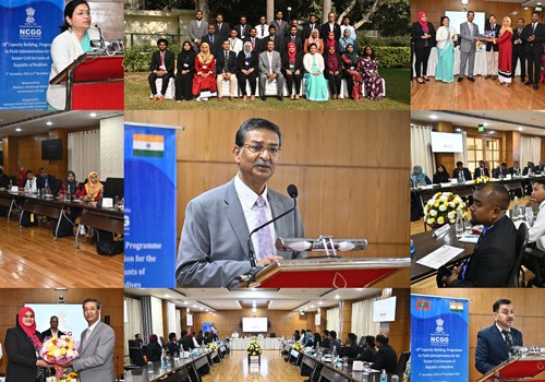 maldivian civil servants learning good governance in india