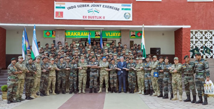 indo-uzbekistan maneuvers in ranikhet