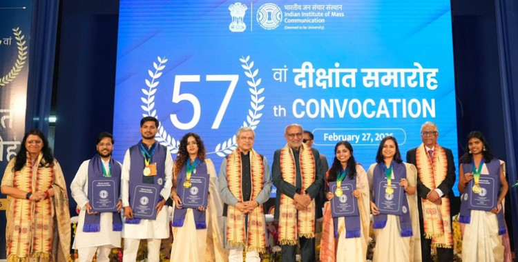 57th convocation of indian institute of mass communication