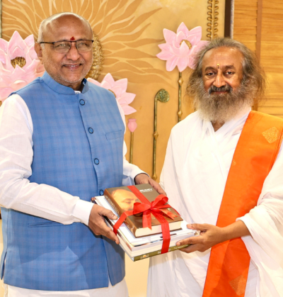 vice president and sri sri ravi shankar