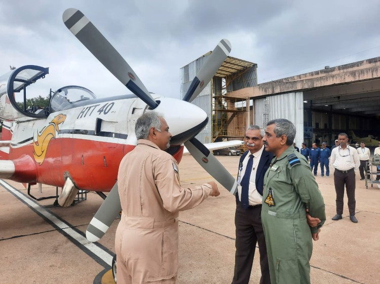 air force deputy chief flies htt-40