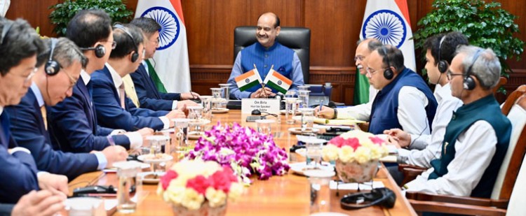 lok sabha speaker's extensive dialogue with korean representatives