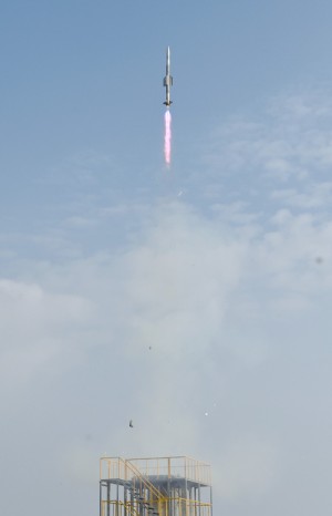 surface to air missile successfully test-fired