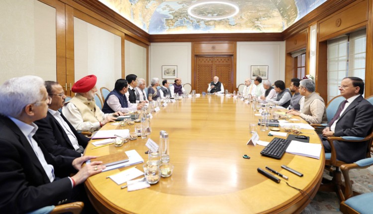 a high-level meeting of the narendra modi cabinet committee on security affairs
