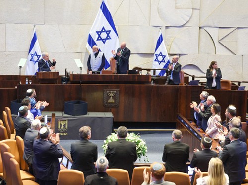 pm narendra modi in israeli parliament the knesset